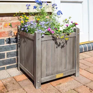 Alderley Grey Square Planter