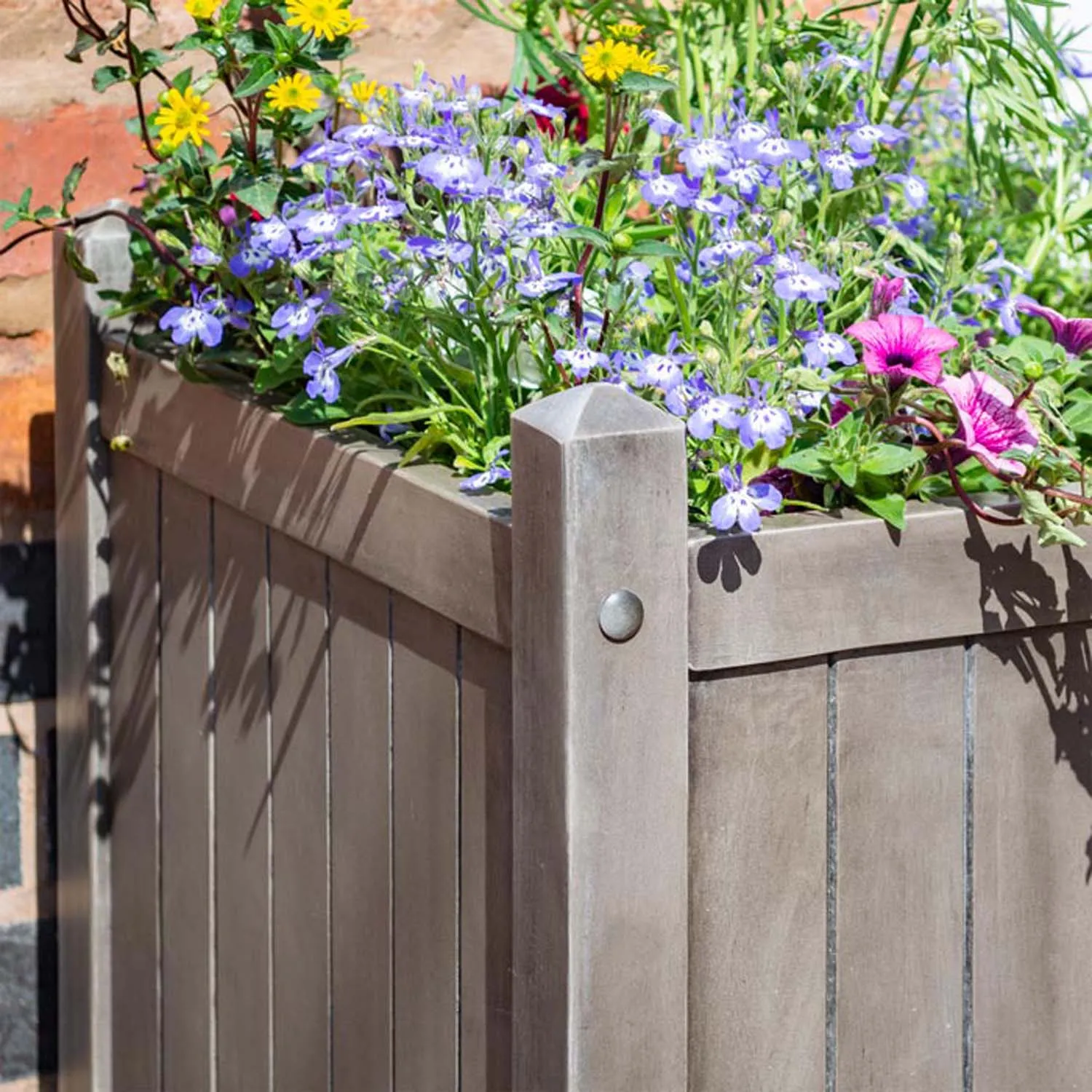 Alderley Grey Square Planter