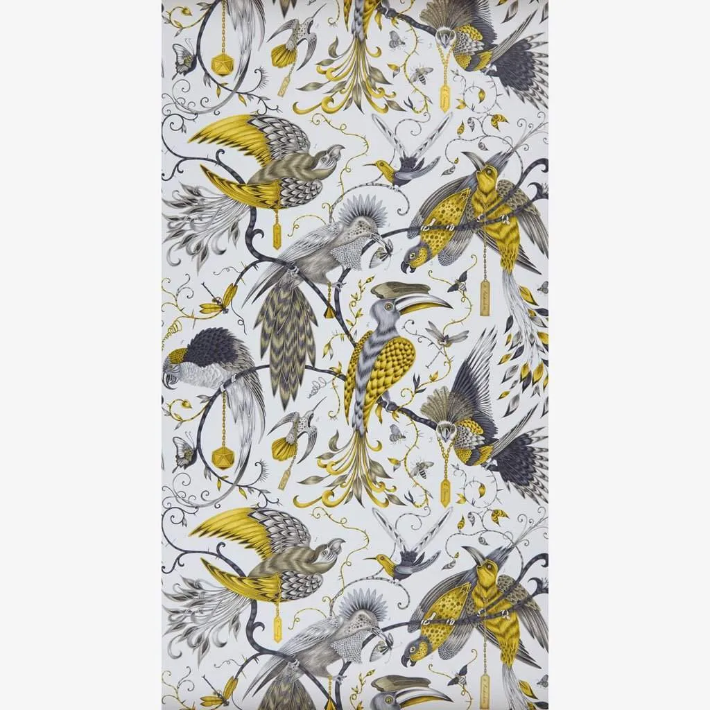 Audubon Wallpaper - Gold - Emma J Shipley