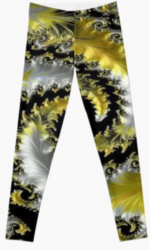 Cowgirl Kim Banana Swirl Leggings - Medium Only