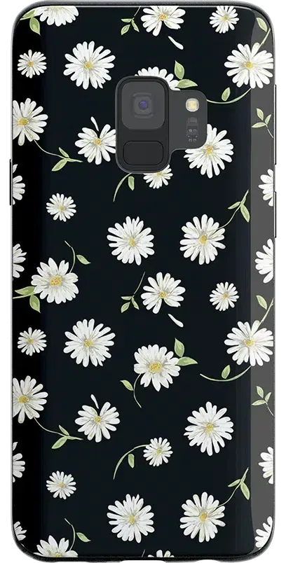 Daisy Daydream | Black Floral Samsung Case