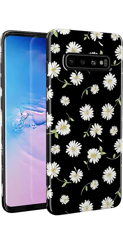 Daisy Daydream | Black Floral Samsung Case