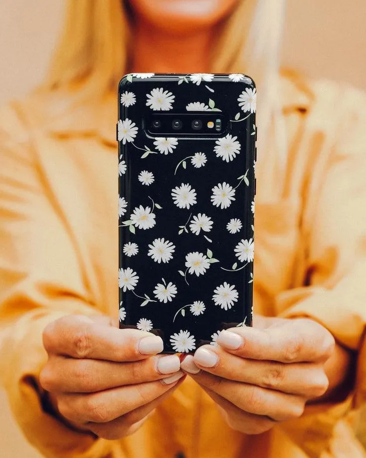 Daisy Daydream | Black Floral Samsung Case