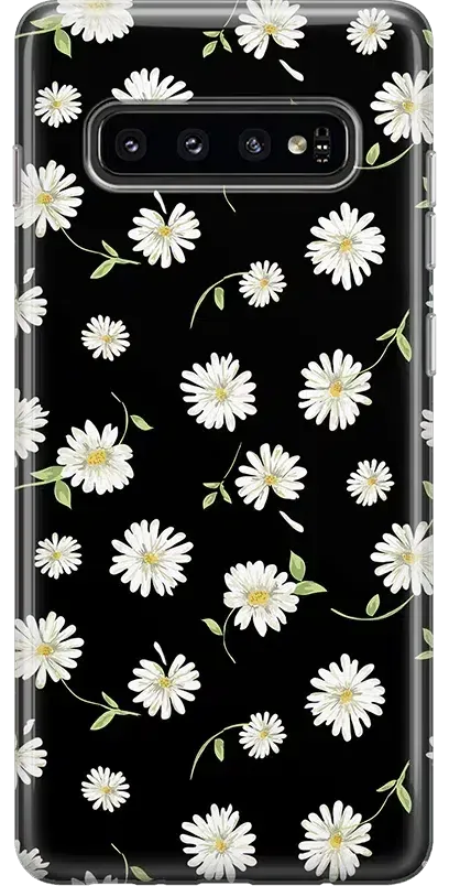 Daisy Daydream | Black Floral Samsung Case