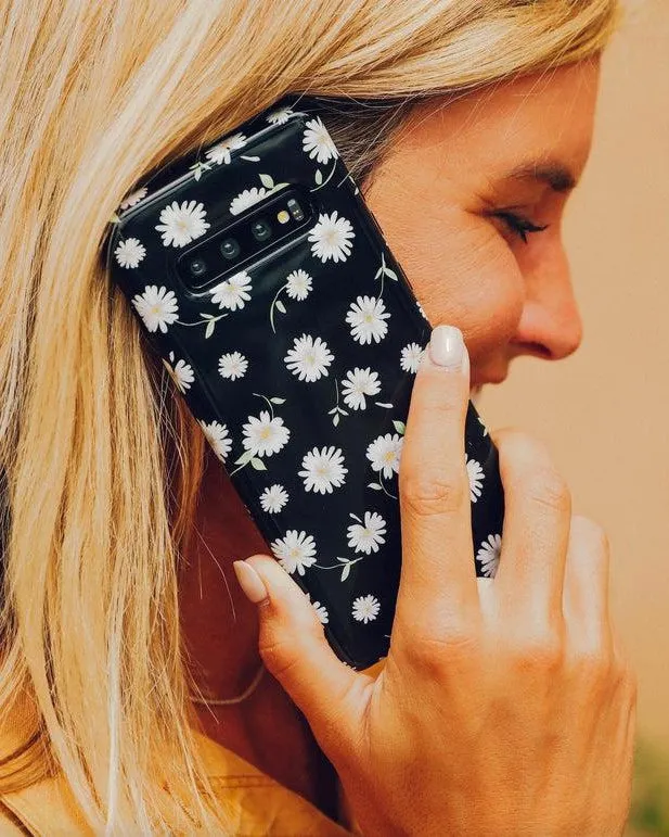 Daisy Daydream | Black Floral Samsung Case