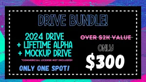 DRIVE BUNDLE - $2k  VALUE! - Commercial License NOT Included