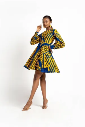 Ezabel African Print Women's Dress