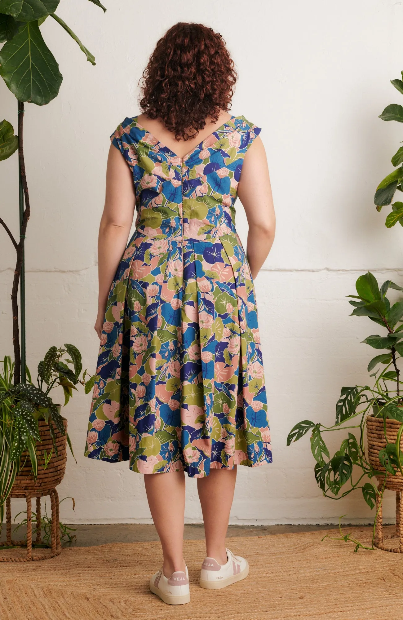 Florence Lotus Flower Dress