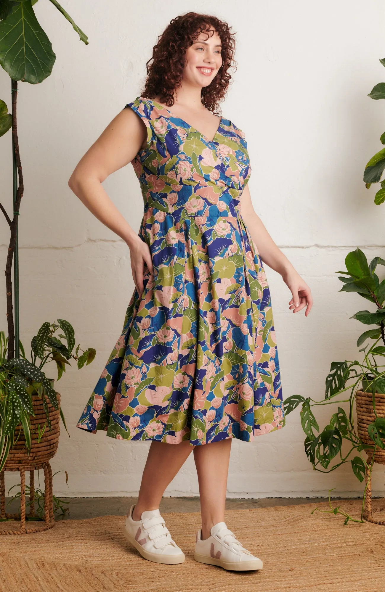 Florence Lotus Flower Dress