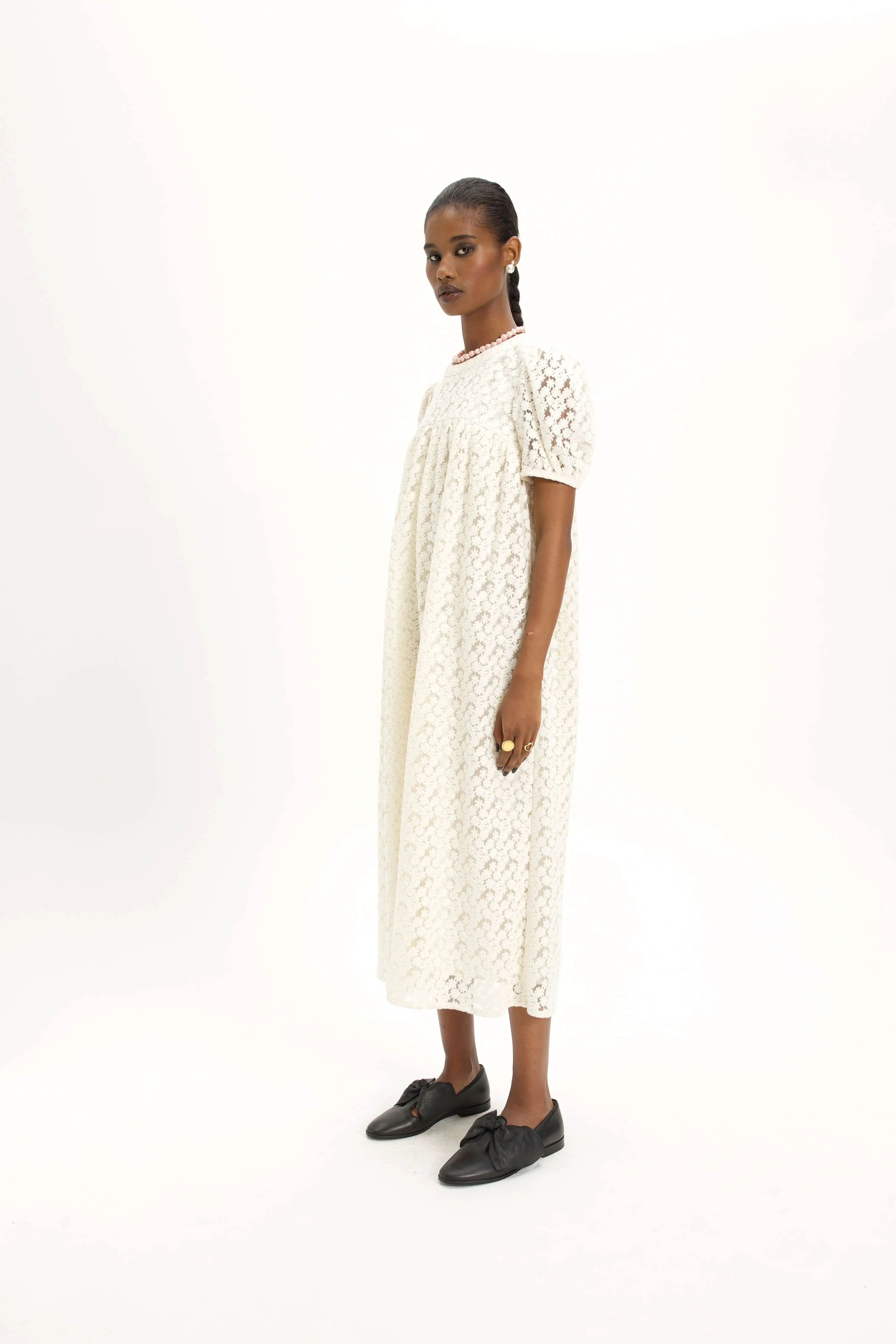 Gaya Dress in Albatre Lace