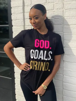 God Goals Grind Tee