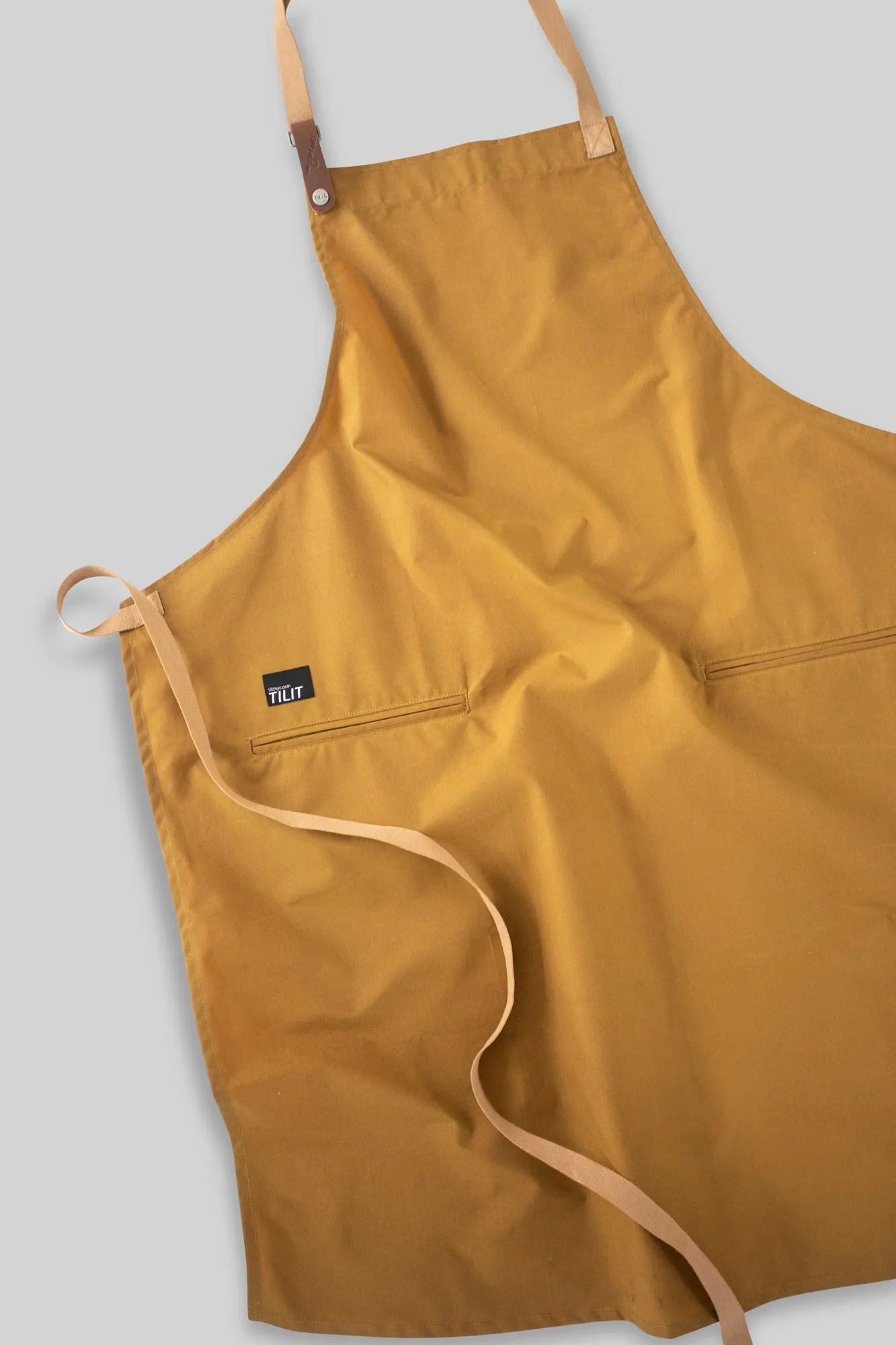 Gold Waxed Cotton Apron