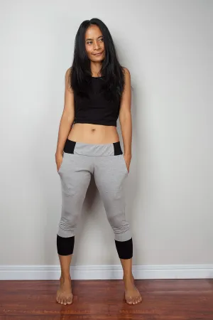 Grey pants / grey yoga pants / light grey pants : Urban Chic Collection no 39