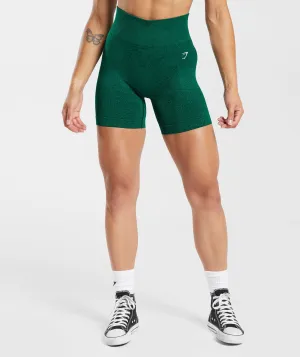 Gymshark Adapt Pattern Seamless Shorts - Forest Green/Rich Green