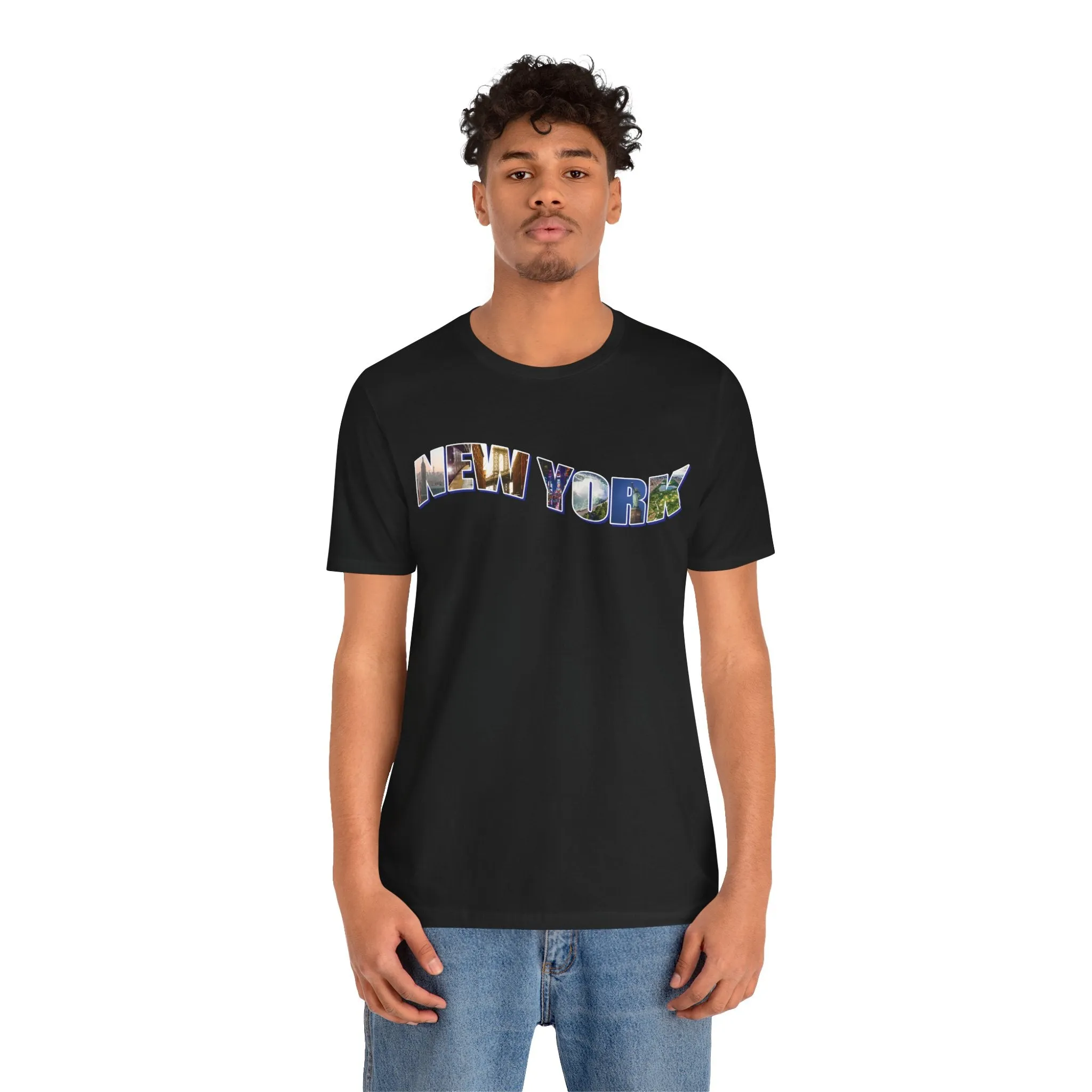 New York State Collage Unisex Jersey Short Sleeve Tee