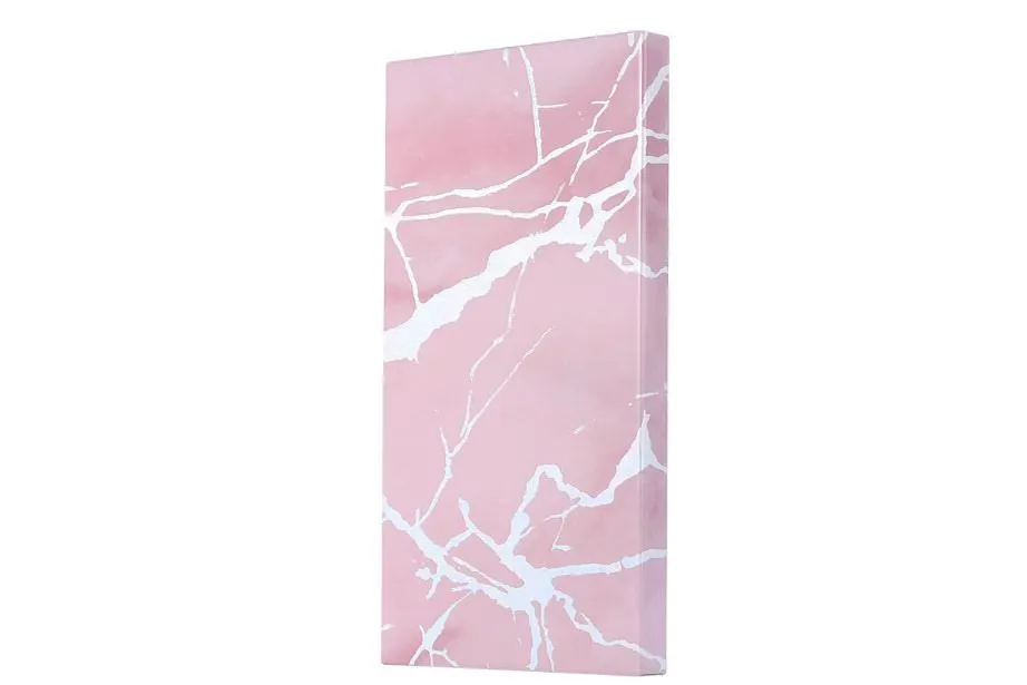 Pink Holo Marble Power Bank Charger