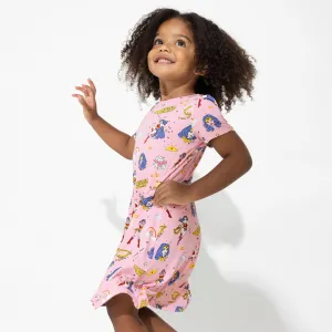 Wonder Woman Bamboo Girls' Short Sleeve Dress