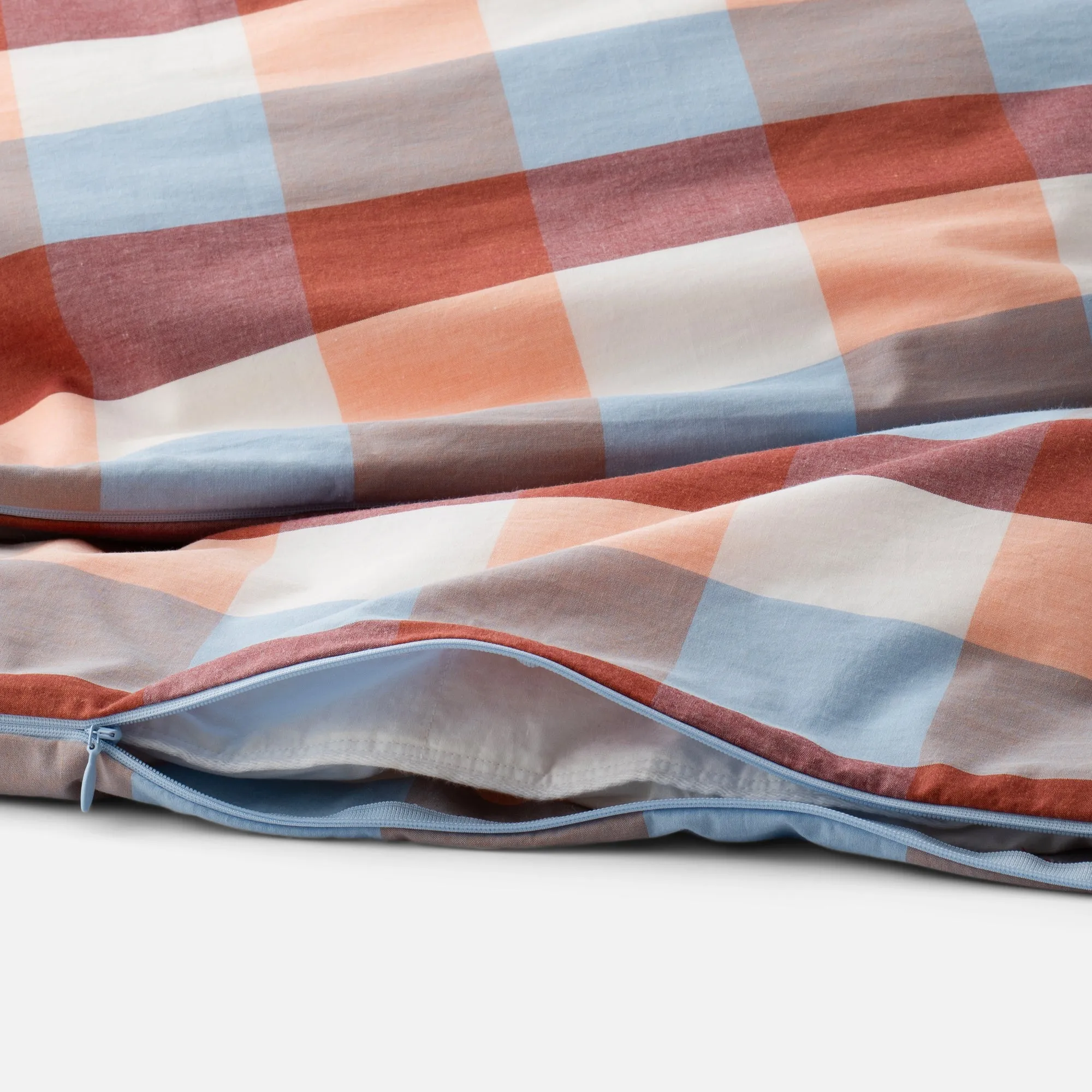 Woven Plaid Duvet Cover