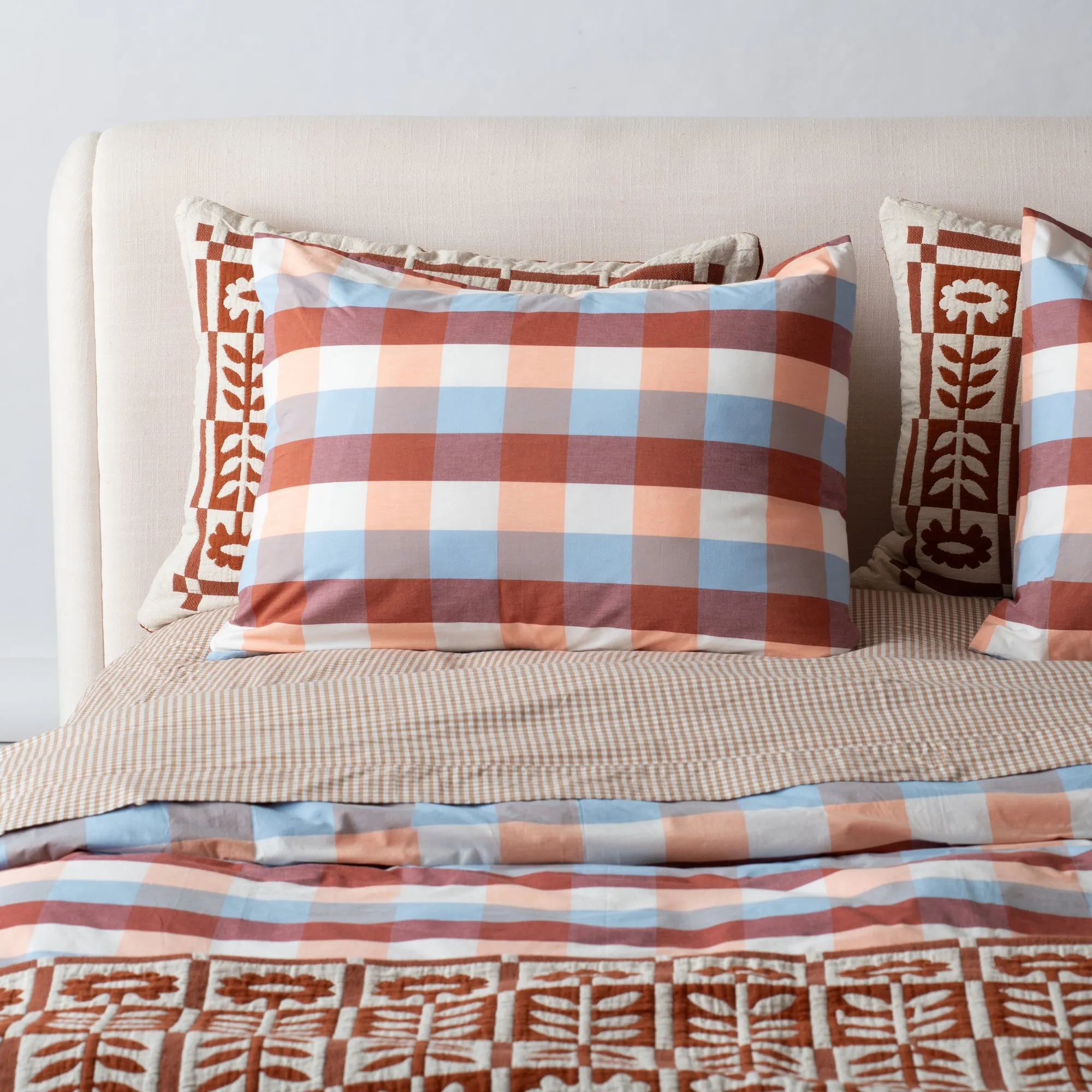 Woven Plaid Duvet Cover