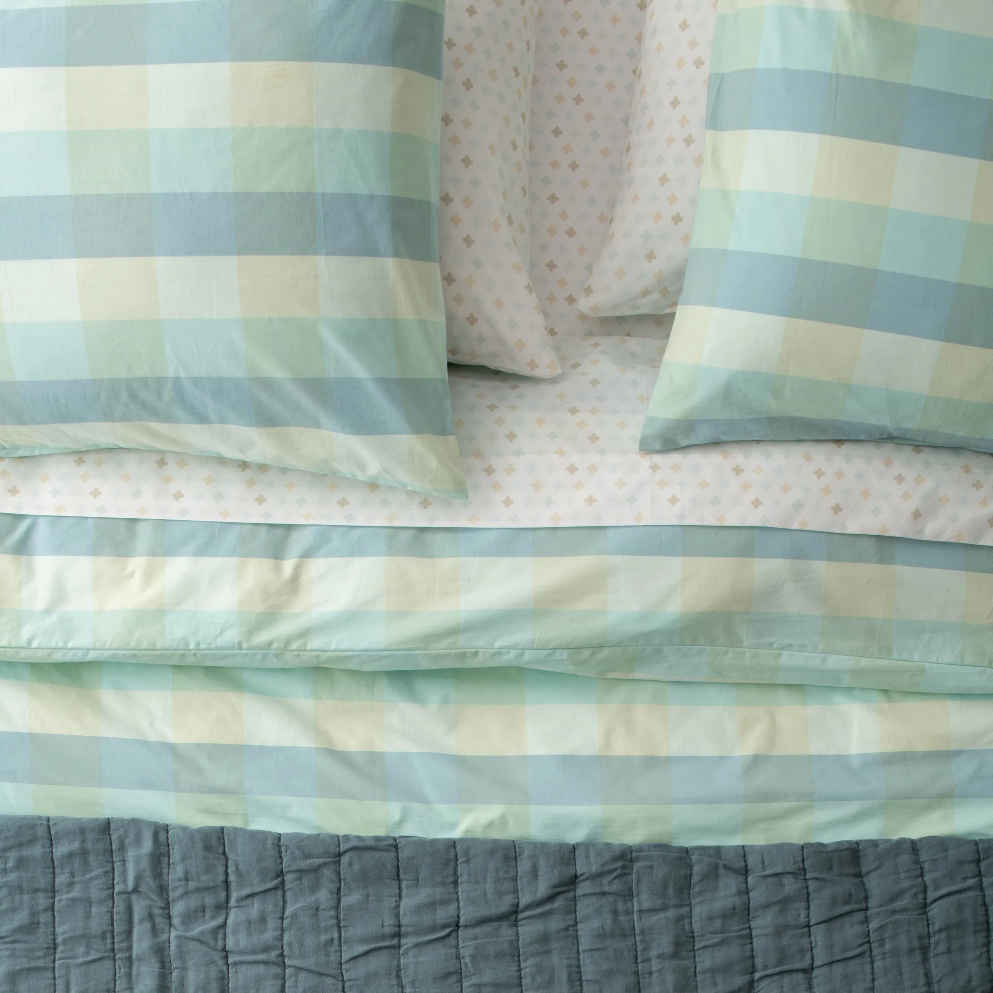 Woven Plaid Duvet Cover