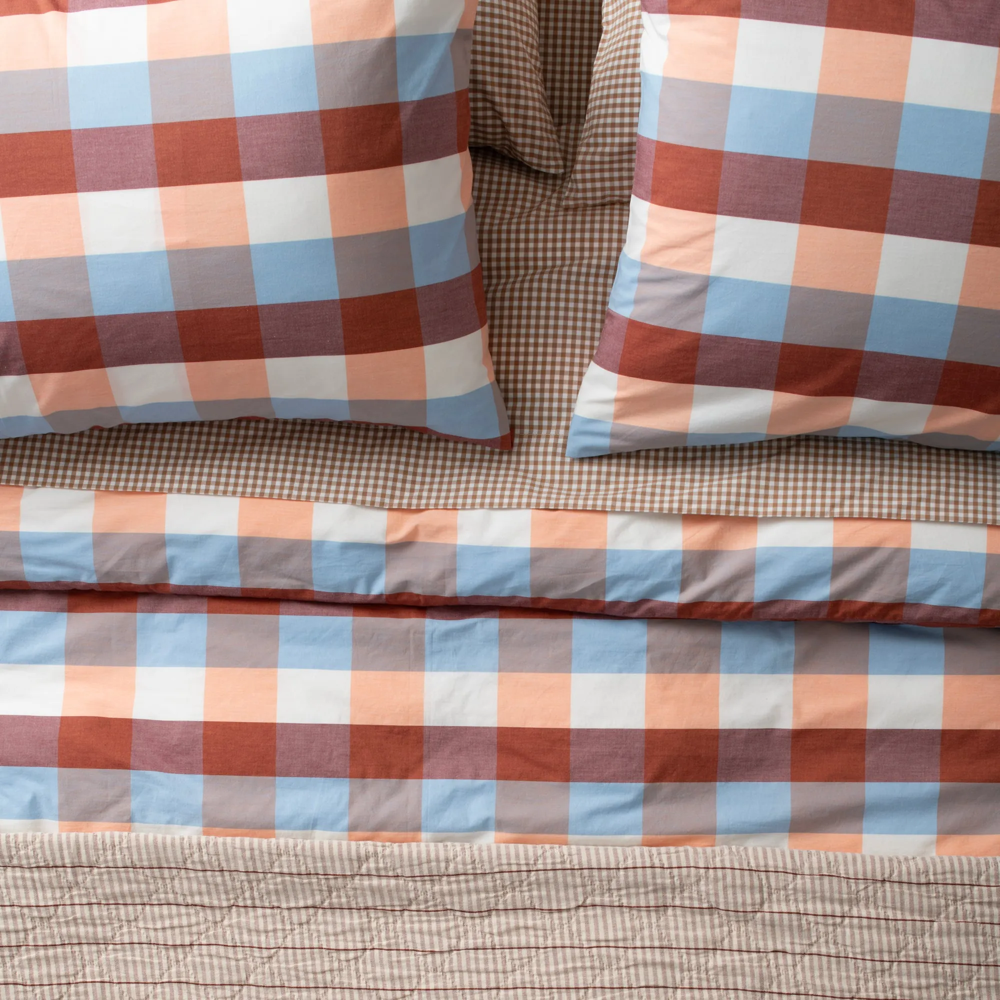 Woven Plaid Duvet Cover